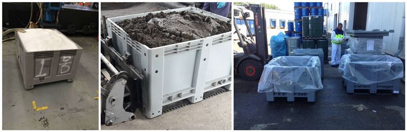 hdpe plastic pallet containers