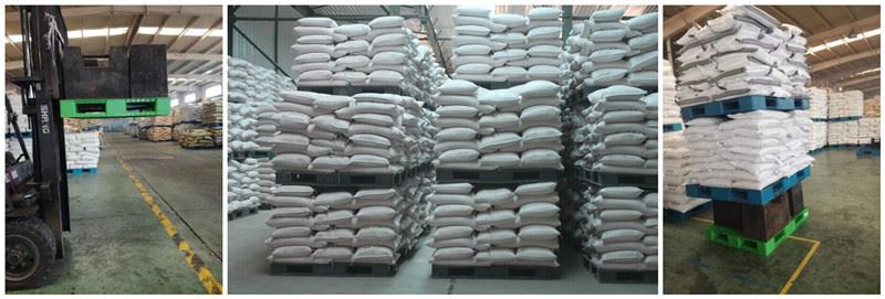 Cement Bags Stack Use Plastic Pallets