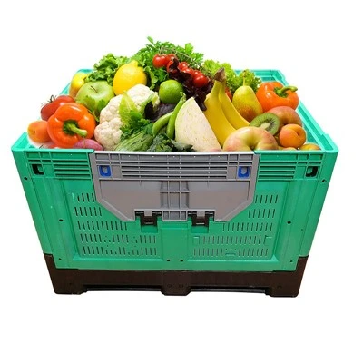 Caja De Paletas De Plástico De Frutas De Manzana