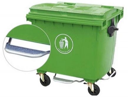 mobile garbage bin with foot pedal mobile garbage bin with foot pedal