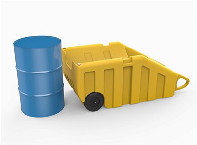 200L lekketõrjetrumli käru