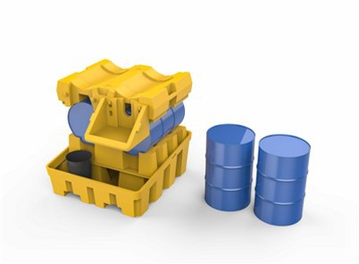 Raskeveokite 4 trumliga riiulisüsteem