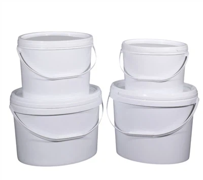 Ovaalne plastist läbipaistev toidukvaliteedi ämber